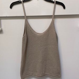 Pink Rose Knitted Tank